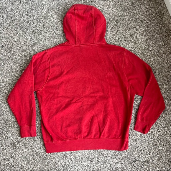 Nike Red Logo Hoodie, Size Large - Picture 6 of 6